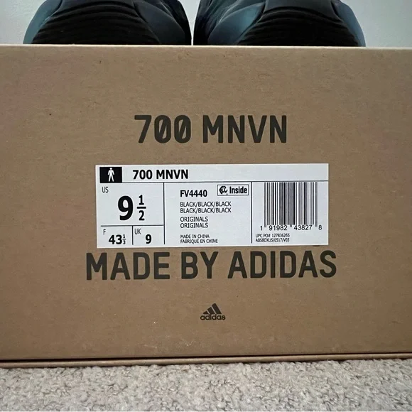 adidas Black 700 MNVN Triple Black